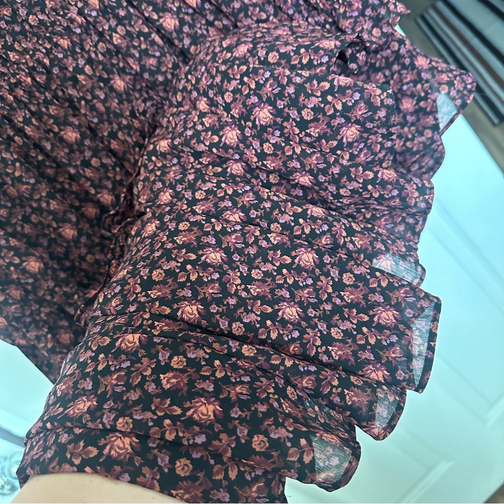 Madewell Georgette Tiered Maxi Dress Ruffle Cottagecore Fairy Boho Medium NWOT - Picture 7 of 13